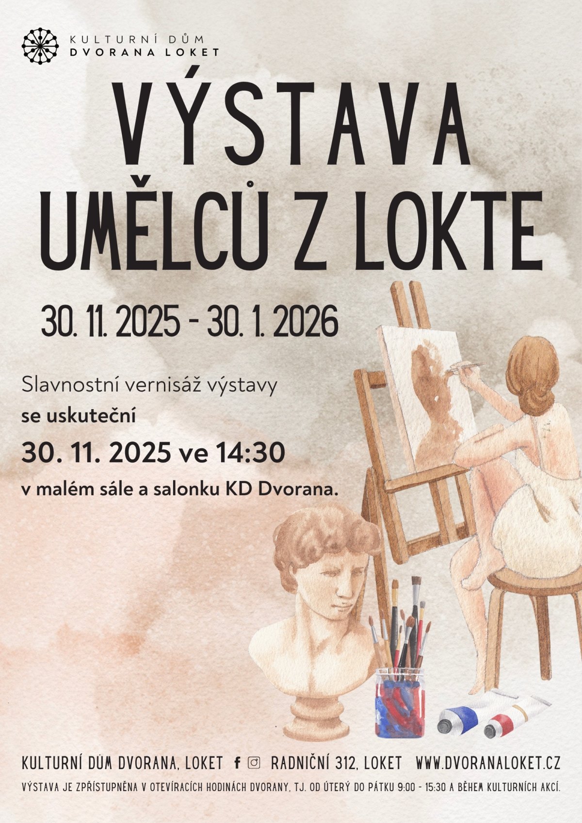 Výstava umělců z Lokte
