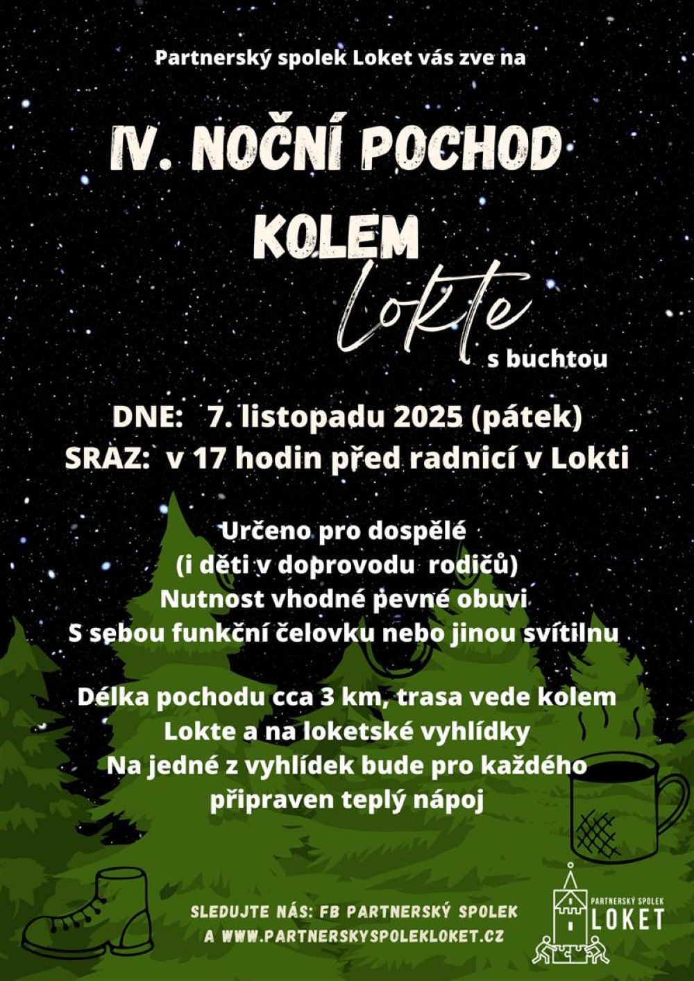 IV. Noční pochod kolem Lokte