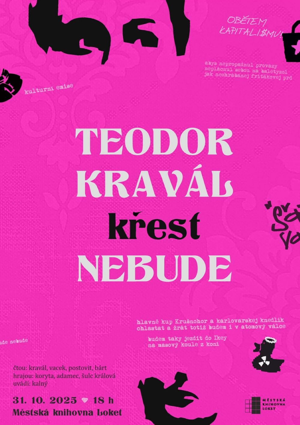 Křest básnické sbírky Teodora Kravála