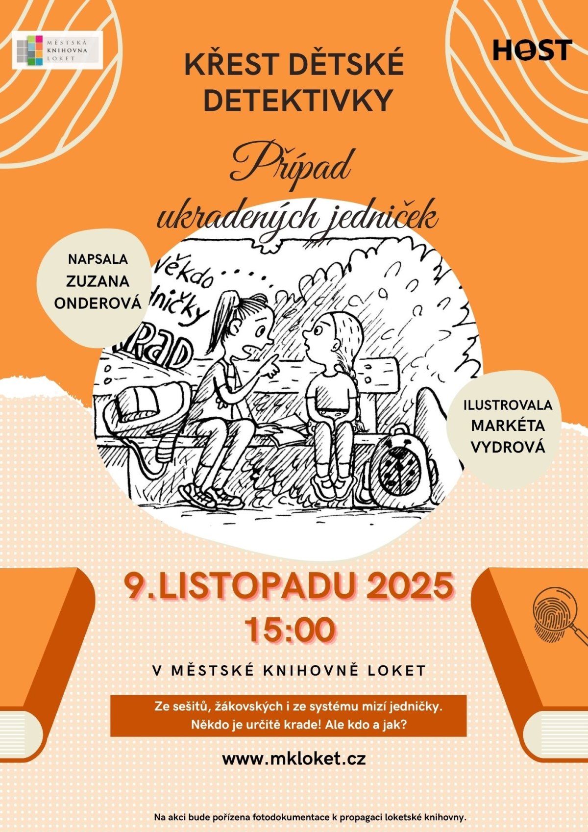 Křest dětské detektivky Zuzany Onderové