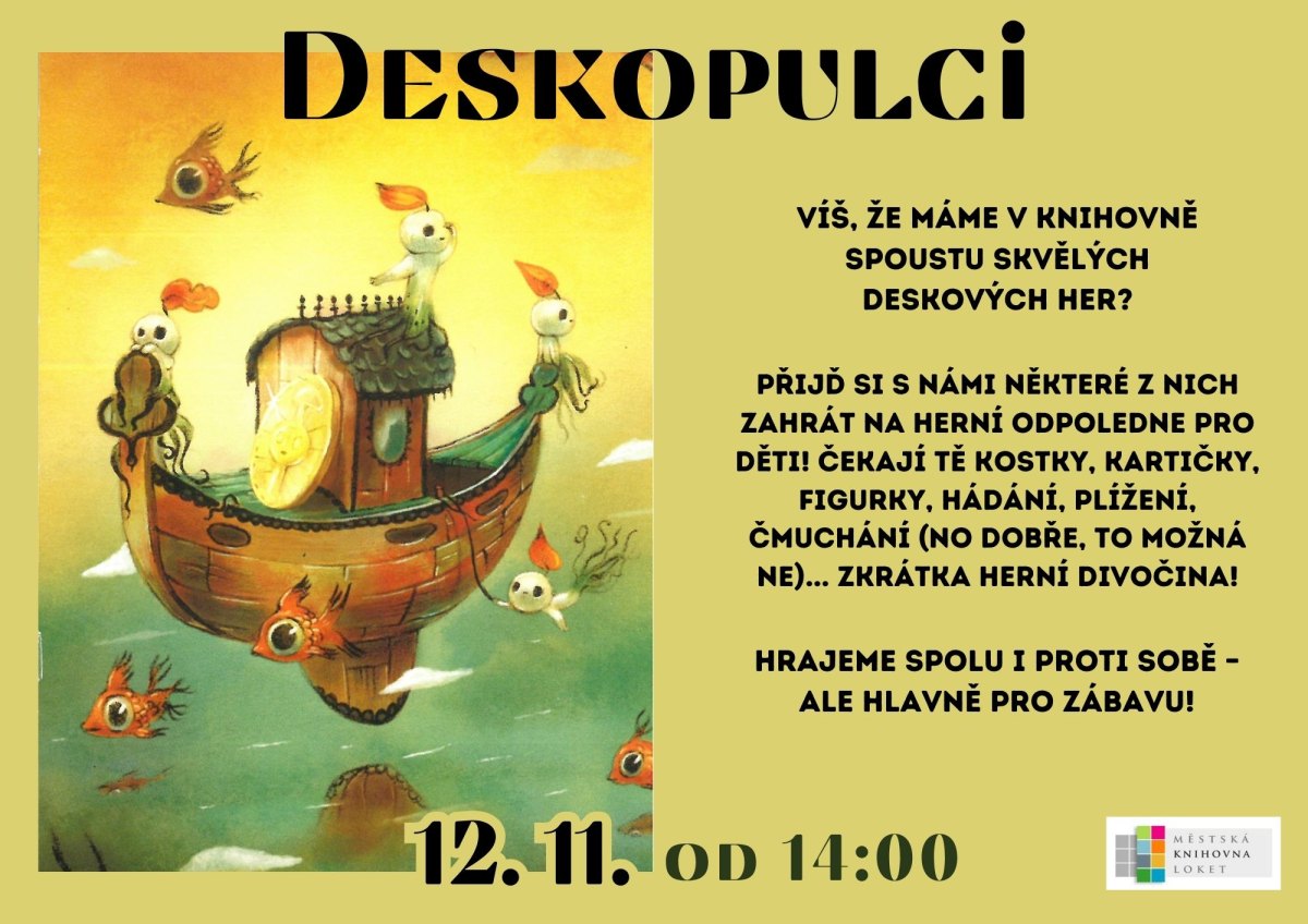 DESKOPULCI – Herní odpoledne pro děti
