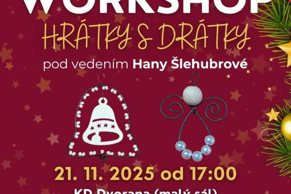 Vánoční workshop - Hrátky s drátky