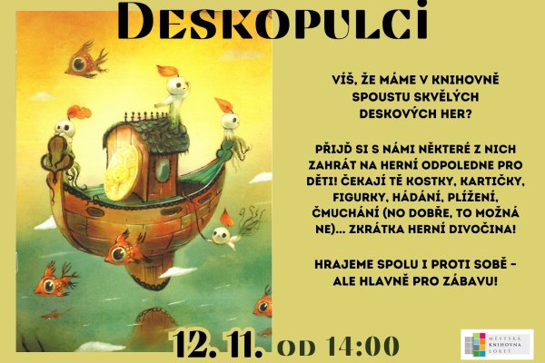 DESKOPULCI – Herní odpoledne pro děti