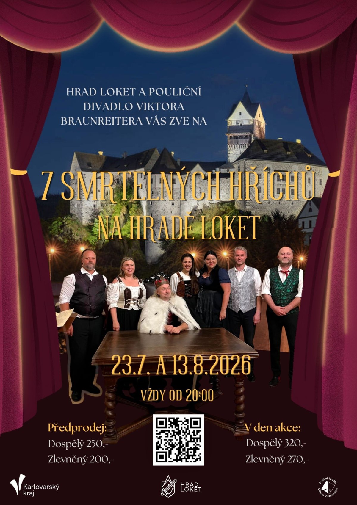 7 smrtelných hříchů na hradě Loket