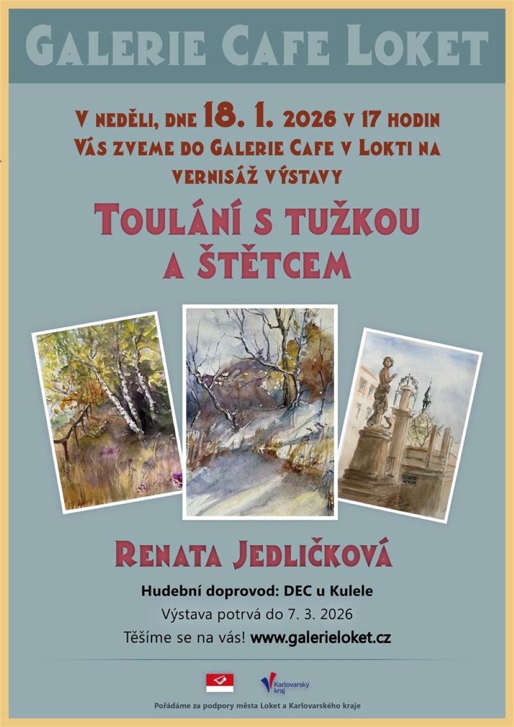 Toulání s tužkou a štětcem