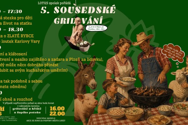 5. sousedské grilování