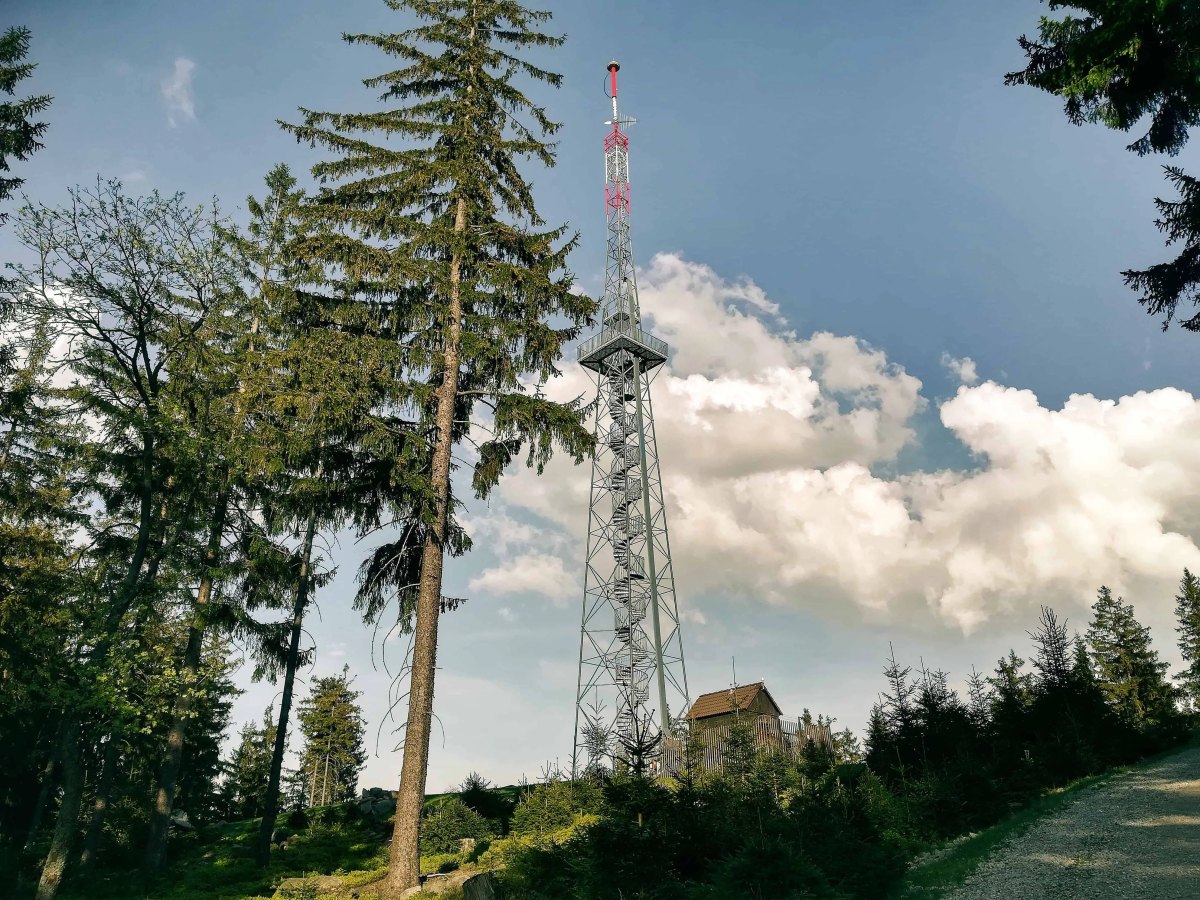 Krudum mountain observation tower